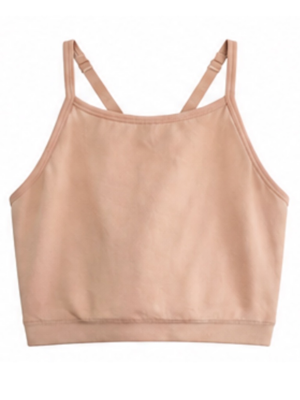 4/$20➡️ Forever 21 Nude Halter Style Adjustable Straps Sport Bra – Size L EUC